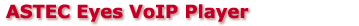 ASTEC Eyes VoIP Player (ASTEC Eyes for VoIPのオプション)